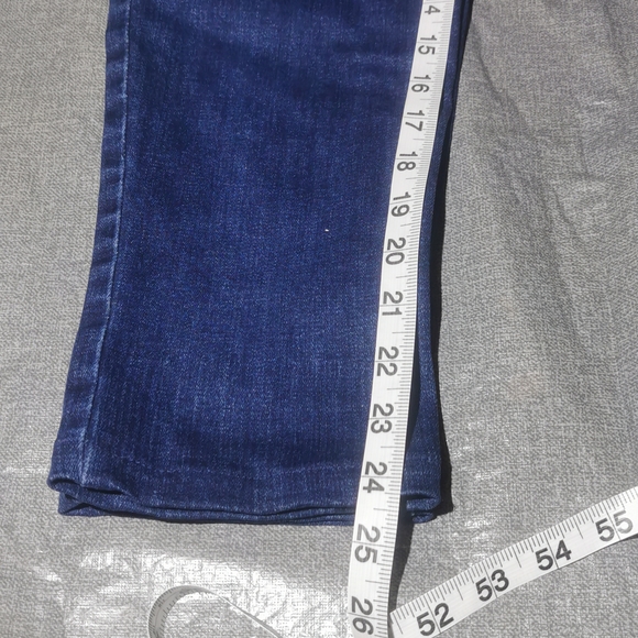 Laura Petites Jeans High Rise Legs Have been shortened Blue Denim Size 10 - Picture 4 of 11